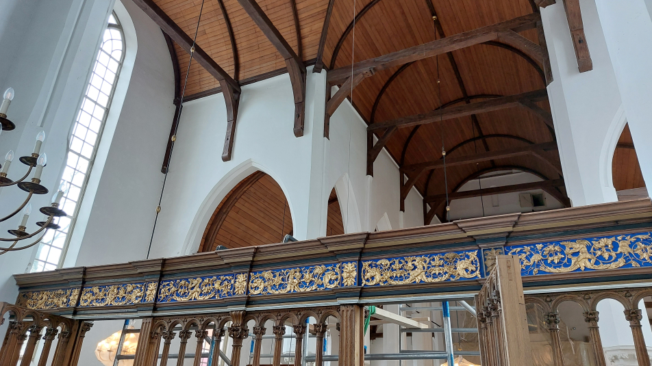 interieur van Dorpskerk Abcoude